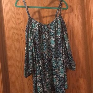 Torrid Cold Shoulder Medallion Top